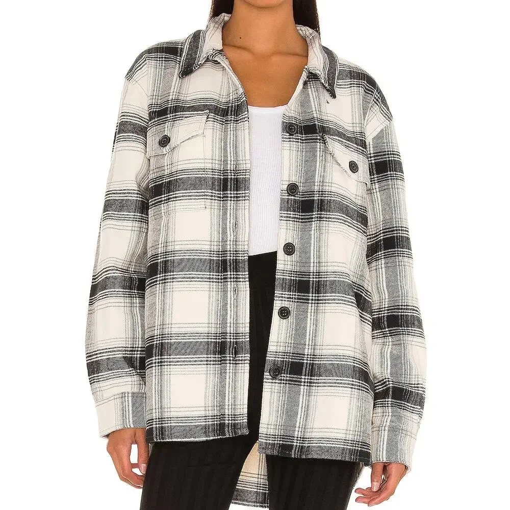 Sanctuary Moonstone Plaid The Schacket Jacket Size 1X - Picture 7 of 10